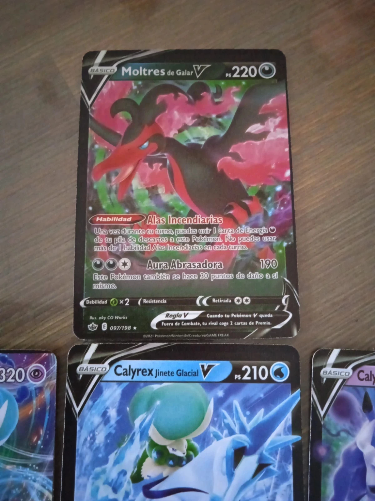 Lot Ou à l'unité 7 Cartas pokémon espanhol v e vmax – photo 8